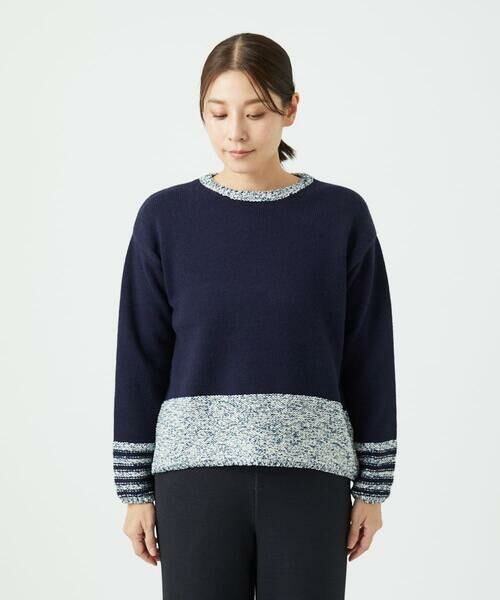 GIANNI LO GIUDICE / ジャンニ・ロ・ジュディチェ ニット・セーター | [洗える]カスリパネルボーダーニット | 詳細9