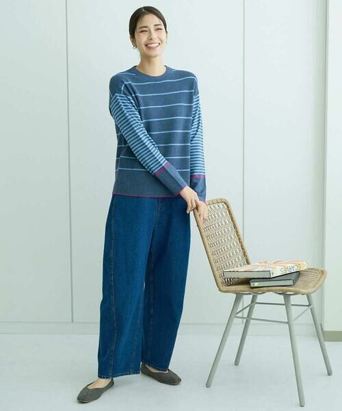 GIANNI LO GIUDICE / ジャンニ・ロ・ジュディチェ ニット・セーター | [洗える]T/Cエコボーダーニット | 詳細12