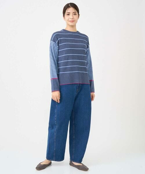 GIANNI LO GIUDICE / ジャンニ・ロ・ジュディチェ ニット・セーター | [洗える]T/Cエコボーダーニット | 詳細13