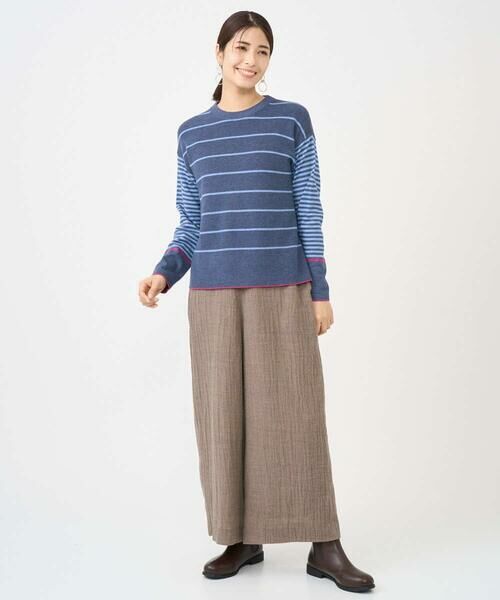 GIANNI LO GIUDICE / ジャンニ・ロ・ジュディチェ ニット・セーター | [洗える]T/Cエコボーダーニット | 詳細15