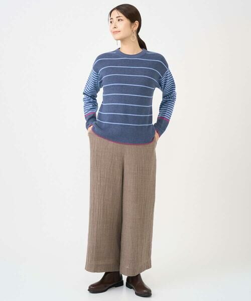 GIANNI LO GIUDICE / ジャンニ・ロ・ジュディチェ ニット・セーター | [洗える]T/Cエコボーダーニット | 詳細16