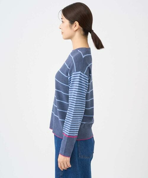 GIANNI LO GIUDICE / ジャンニ・ロ・ジュディチェ ニット・セーター | [洗える]T/Cエコボーダーニット | 詳細5