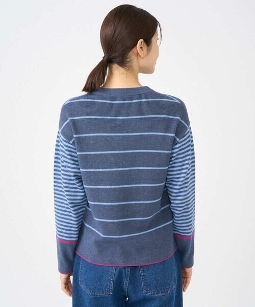 GIANNI LO GIUDICE / ジャンニ・ロ・ジュディチェ ニット・セーター | [洗える]T/Cエコボーダーニット | 詳細6