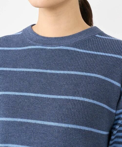 GIANNI LO GIUDICE / ジャンニ・ロ・ジュディチェ ニット・セーター | [洗える]T/Cエコボーダーニット | 詳細7