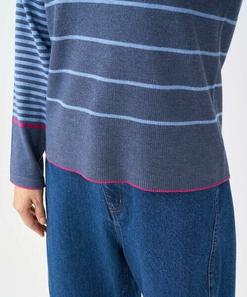 GIANNI LO GIUDICE / ジャンニ・ロ・ジュディチェ ニット・セーター | [洗える]T/Cエコボーダーニット | 詳細9