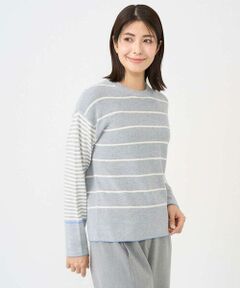 GIANNI LO GIUDICE / ジャンニ・ロ・ジュディチェ ニット・セーター | [洗える]T/Cエコボーダーニット