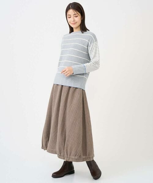 GIANNI LO GIUDICE / ジャンニ・ロ・ジュディチェ ニット・セーター | [洗える]T/Cエコボーダーニット | 詳細12