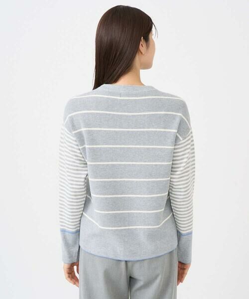 GIANNI LO GIUDICE / ジャンニ・ロ・ジュディチェ ニット・セーター | [洗える]T/Cエコボーダーニット | 詳細4