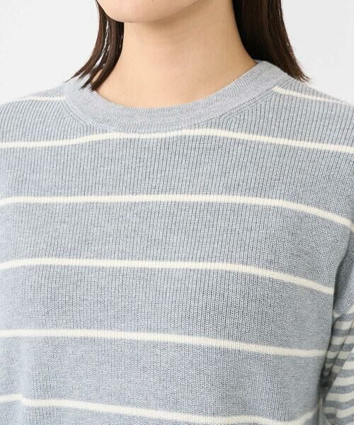 GIANNI LO GIUDICE / ジャンニ・ロ・ジュディチェ ニット・セーター | [洗える]T/Cエコボーダーニット | 詳細5