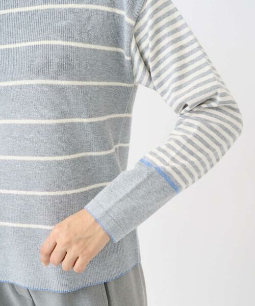 GIANNI LO GIUDICE / ジャンニ・ロ・ジュディチェ ニット・セーター | [洗える]T/Cエコボーダーニット | 詳細6