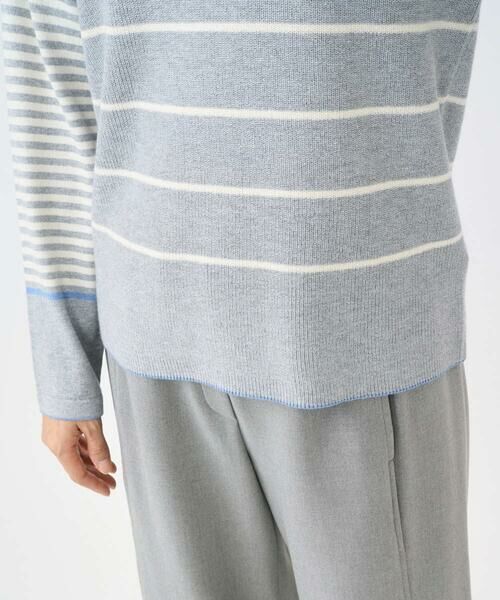 GIANNI LO GIUDICE / ジャンニ・ロ・ジュディチェ ニット・セーター | [洗える]T/Cエコボーダーニット | 詳細7