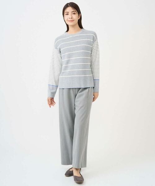 GIANNI LO GIUDICE / ジャンニ・ロ・ジュディチェ ニット・セーター | [洗える]T/Cエコボーダーニット | 詳細9