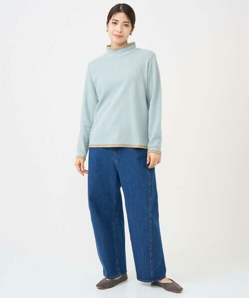 GIANNI LO GIUDICE / ジャンニ・ロ・ジュディチェ カットソー | [洗える・日本製]ハイネックコットンウェーブリバーカットソー | 詳細4