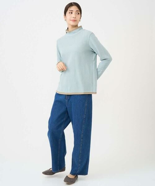 GIANNI LO GIUDICE / ジャンニ・ロ・ジュディチェ カットソー | [洗える・日本製]ハイネックコットンウェーブリバーカットソー | 詳細5