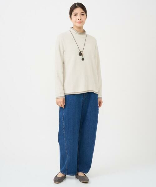 GIANNI LO GIUDICE / ジャンニ・ロ・ジュディチェ カットソー | [洗える・日本製]ハイネックコットンウェーブリバーカットソー | 詳細13