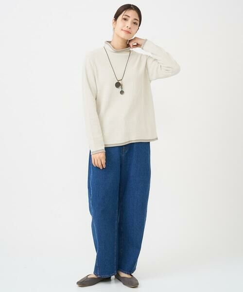 GIANNI LO GIUDICE / ジャンニ・ロ・ジュディチェ カットソー | [洗える・日本製]ハイネックコットンウェーブリバーカットソー | 詳細14