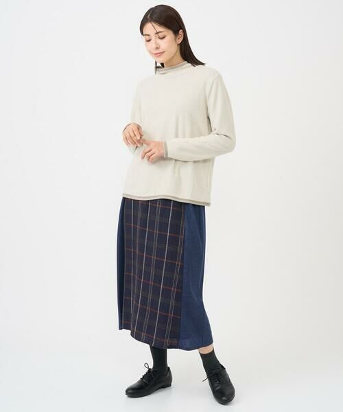 GIANNI LO GIUDICE / ジャンニ・ロ・ジュディチェ カットソー | [洗える・日本製]ハイネックコットンウェーブリバーカットソー | 詳細16