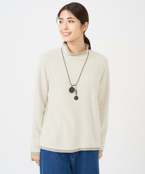 GIANNI LO GIUDICE / ジャンニ・ロ・ジュディチェ カットソー | [洗える・日本製]ハイネックコットンウェーブリバーカットソー | 詳細19