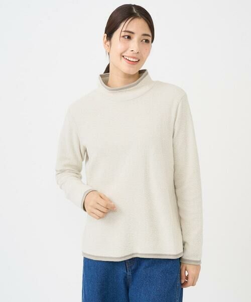 GIANNI LO GIUDICE / ジャンニ・ロ・ジュディチェ カットソー | [洗える・日本製]ハイネックコットンウェーブリバーカットソー | 詳細20