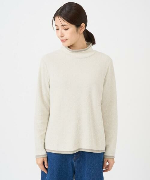 GIANNI LO GIUDICE / ジャンニ・ロ・ジュディチェ カットソー | [洗える・日本製]ハイネックコットンウェーブリバーカットソー | 詳細21