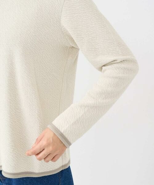 GIANNI LO GIUDICE / ジャンニ・ロ・ジュディチェ カットソー | [洗える・日本製]ハイネックコットンウェーブリバーカットソー | 詳細8