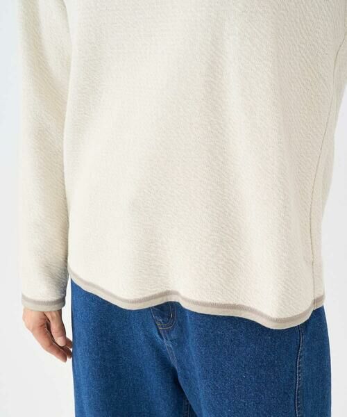 GIANNI LO GIUDICE / ジャンニ・ロ・ジュディチェ カットソー | [洗える・日本製]ハイネックコットンウェーブリバーカットソー | 詳細9