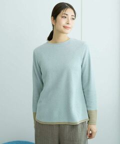 GIANNI LO GIUDICE / ジャンニ・ロ・ジュディチェ カットソー | [洗える・日本製]コットンウェーブリバー配色カットソー