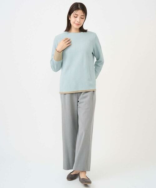 GIANNI LO GIUDICE / ジャンニ・ロ・ジュディチェ カットソー | [洗える・日本製]コットンウェーブリバー配色カットソー | 詳細11