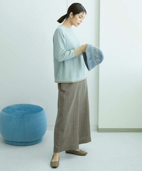 GIANNI LO GIUDICE / ジャンニ・ロ・ジュディチェ カットソー | [洗える・日本製]コットンウェーブリバー配色カットソー | 詳細6