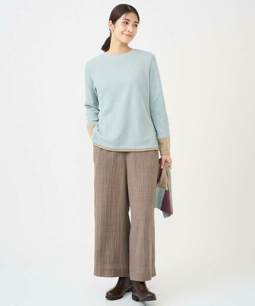 GIANNI LO GIUDICE / ジャンニ・ロ・ジュディチェ カットソー | [洗える・日本製]コットンウェーブリバー配色カットソー | 詳細8