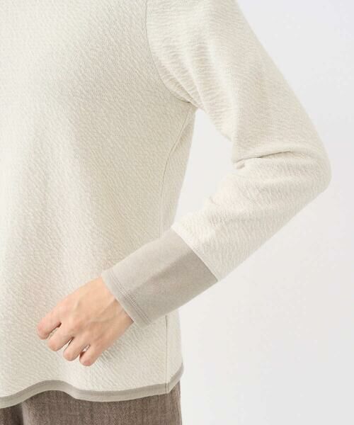 GIANNI LO GIUDICE / ジャンニ・ロ・ジュディチェ カットソー | [洗える・日本製]コットンウェーブリバー配色カットソー | 詳細17