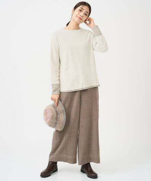 GIANNI LO GIUDICE / ジャンニ・ロ・ジュディチェ カットソー | [洗える・日本製]コットンウェーブリバー配色カットソー | 詳細21