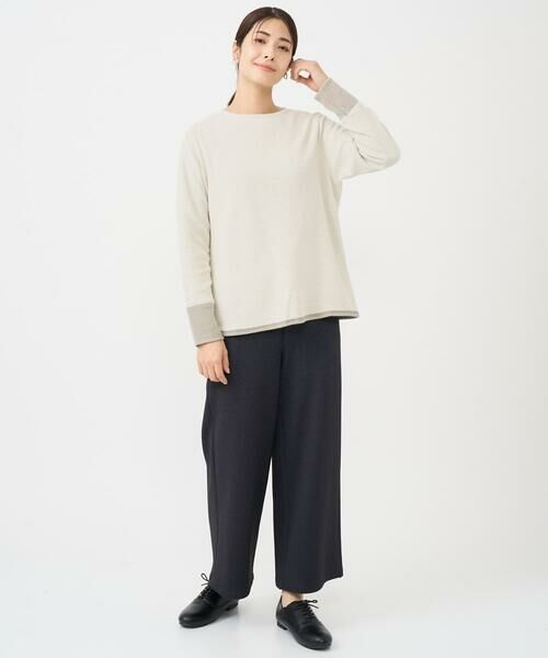 GIANNI LO GIUDICE / ジャンニ・ロ・ジュディチェ カットソー | [洗える・日本製]コットンウェーブリバー配色カットソー | 詳細23