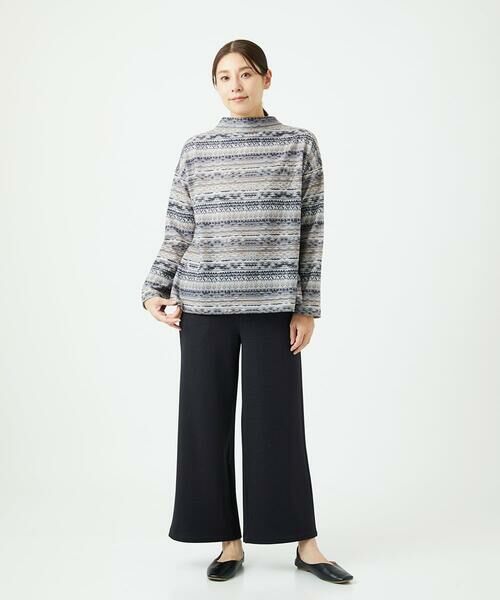 GIANNI LO GIUDICE / ジャンニ・ロ・ジュディチェ カットソー | [洗える・日本製]編地柄プリントカットソー | 詳細18