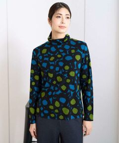 GIANNI LO GIUDICE / ジャンニ・ロ・ジュディチェ カットソー | [洗える・日本製]テンセルリバードットプリントカットソー