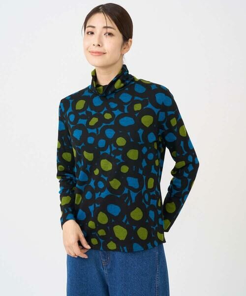 GIANNI LO GIUDICE / ジャンニ・ロ・ジュディチェ カットソー | [洗える・日本製]テンセルリバードットプリントカットソー | 詳細2