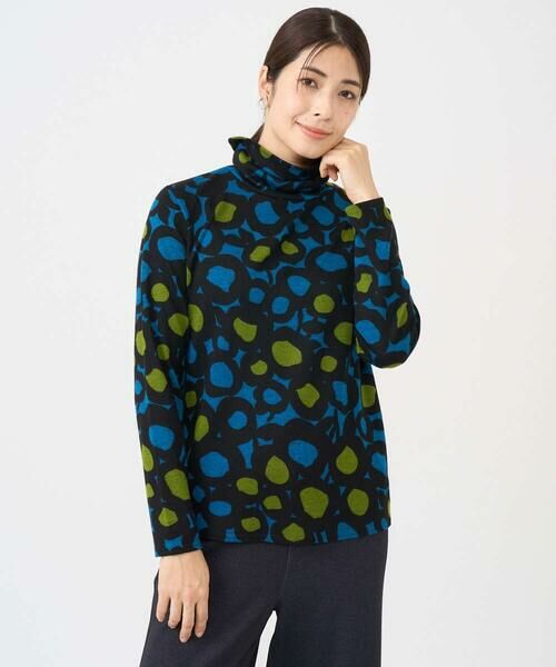 GIANNI LO GIUDICE / ジャンニ・ロ・ジュディチェ カットソー | [洗える・日本製]テンセルリバードットプリントカットソー | 詳細3