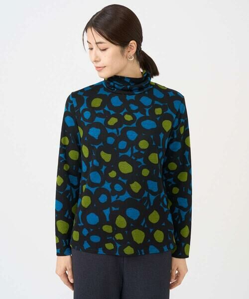 GIANNI LO GIUDICE / ジャンニ・ロ・ジュディチェ カットソー | [洗える・日本製]テンセルリバードットプリントカットソー | 詳細5