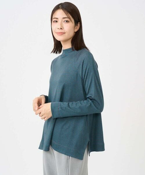 GIANNI LO GIUDICE / ジャンニ・ロ・ジュディチェ カットソー | [洗える・日本製]リヨセルミラノハーフボーダーカットソー | 詳細2