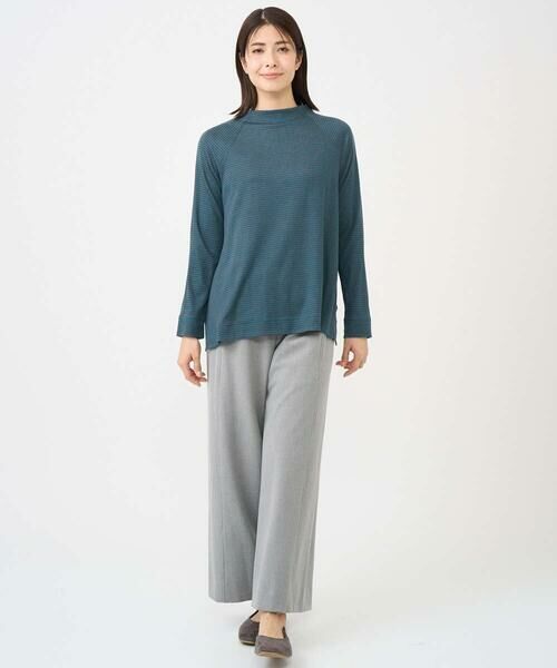 GIANNI LO GIUDICE / ジャンニ・ロ・ジュディチェ カットソー | [洗える・日本製]リヨセルミラノハーフボーダーカットソー | 詳細4