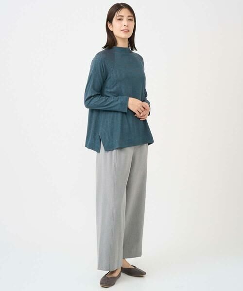 GIANNI LO GIUDICE / ジャンニ・ロ・ジュディチェ カットソー | [洗える・日本製]リヨセルミラノハーフボーダーカットソー | 詳細5