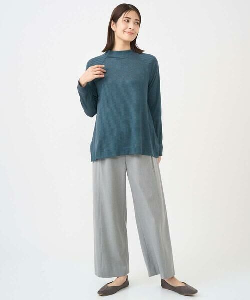 GIANNI LO GIUDICE / ジャンニ・ロ・ジュディチェ カットソー | [洗える・日本製]リヨセルミラノハーフボーダーカットソー | 詳細6