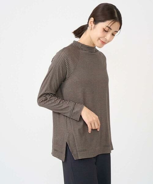 GIANNI LO GIUDICE / ジャンニ・ロ・ジュディチェ カットソー | [洗える・日本製]リヨセルミラノハーフボーダーカットソー | 詳細10