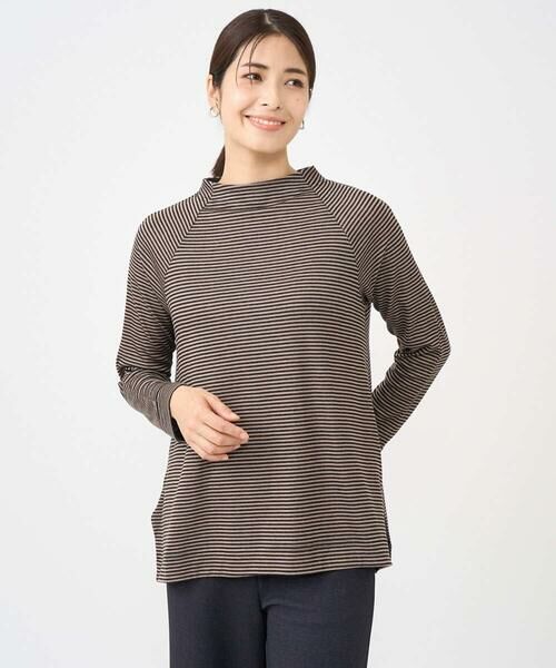 GIANNI LO GIUDICE / ジャンニ・ロ・ジュディチェ カットソー | [洗える・日本製]リヨセルミラノハーフボーダーカットソー | 詳細9