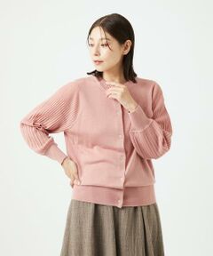 GIANNI LO GIUDICE / ジャンニ・ロ・ジュディチェ セットアップ | [洗える]ウール混リブニットカーディガン