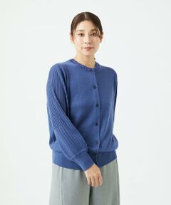 GIANNI LO GIUDICE / ジャンニ・ロ・ジュディチェ セットアップ | [洗える]ウール混リブニットカーディガン