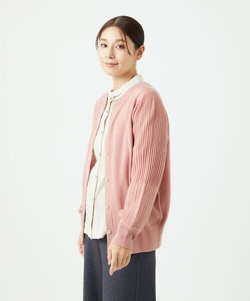 GIANNI LO GIUDICE / ジャンニ・ロ・ジュディチェ セットアップ | [洗える]ウール混リブニットカーディガン | 詳細10