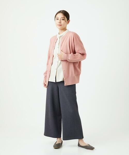 GIANNI LO GIUDICE / ジャンニ・ロ・ジュディチェ セットアップ | [洗える]ウール混リブニットカーディガン | 詳細11