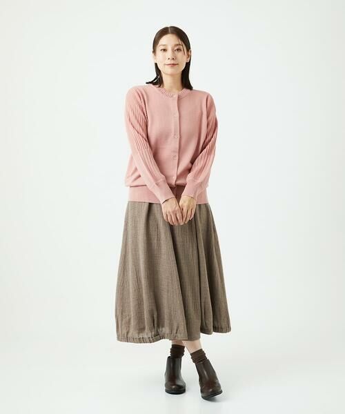 GIANNI LO GIUDICE / ジャンニ・ロ・ジュディチェ セットアップ | [洗える]ウール混リブニットカーディガン | 詳細2