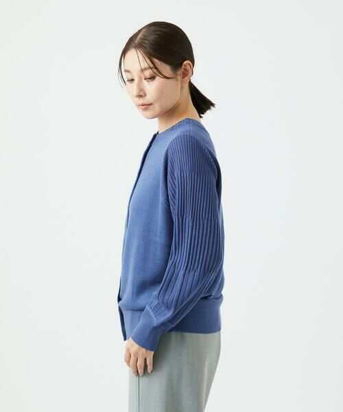 GIANNI LO GIUDICE / ジャンニ・ロ・ジュディチェ セットアップ | [洗える]ウール混リブニットカーディガン | 詳細15